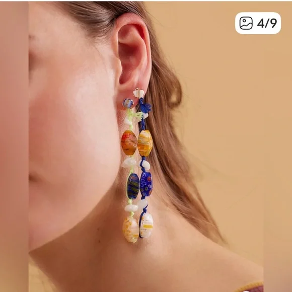 Free People x Ariana OST Voyage Dangle Earrings NWT - Picture 3 of 4